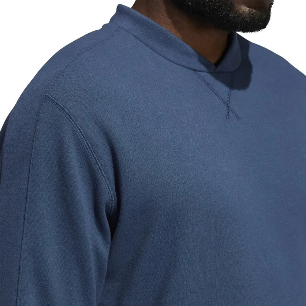 Adidas Go-To Crewneck Golf Sweatshirt - Crew Navy