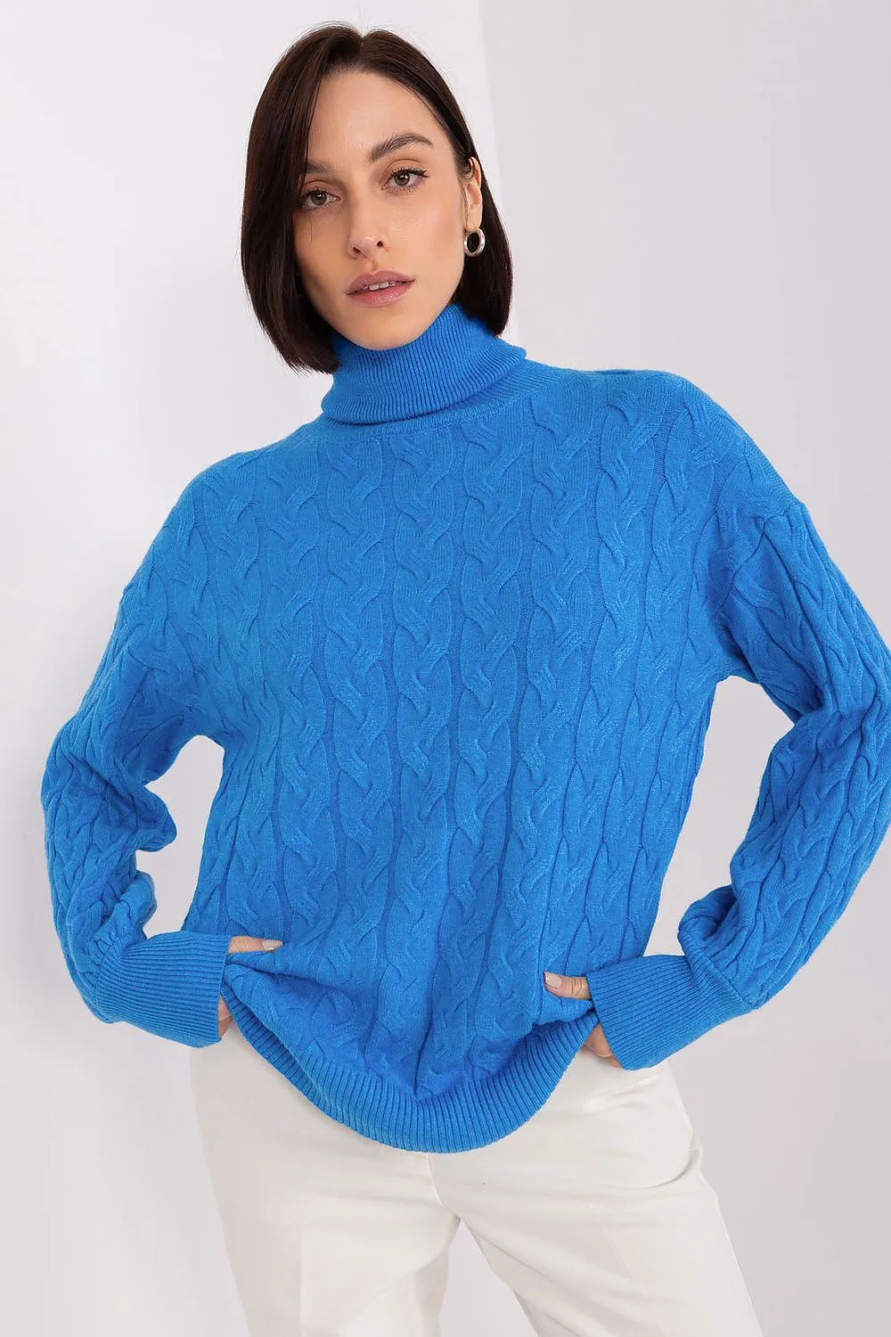 A.T. European Knitted Turtleneck Sweater- model 188312 AT