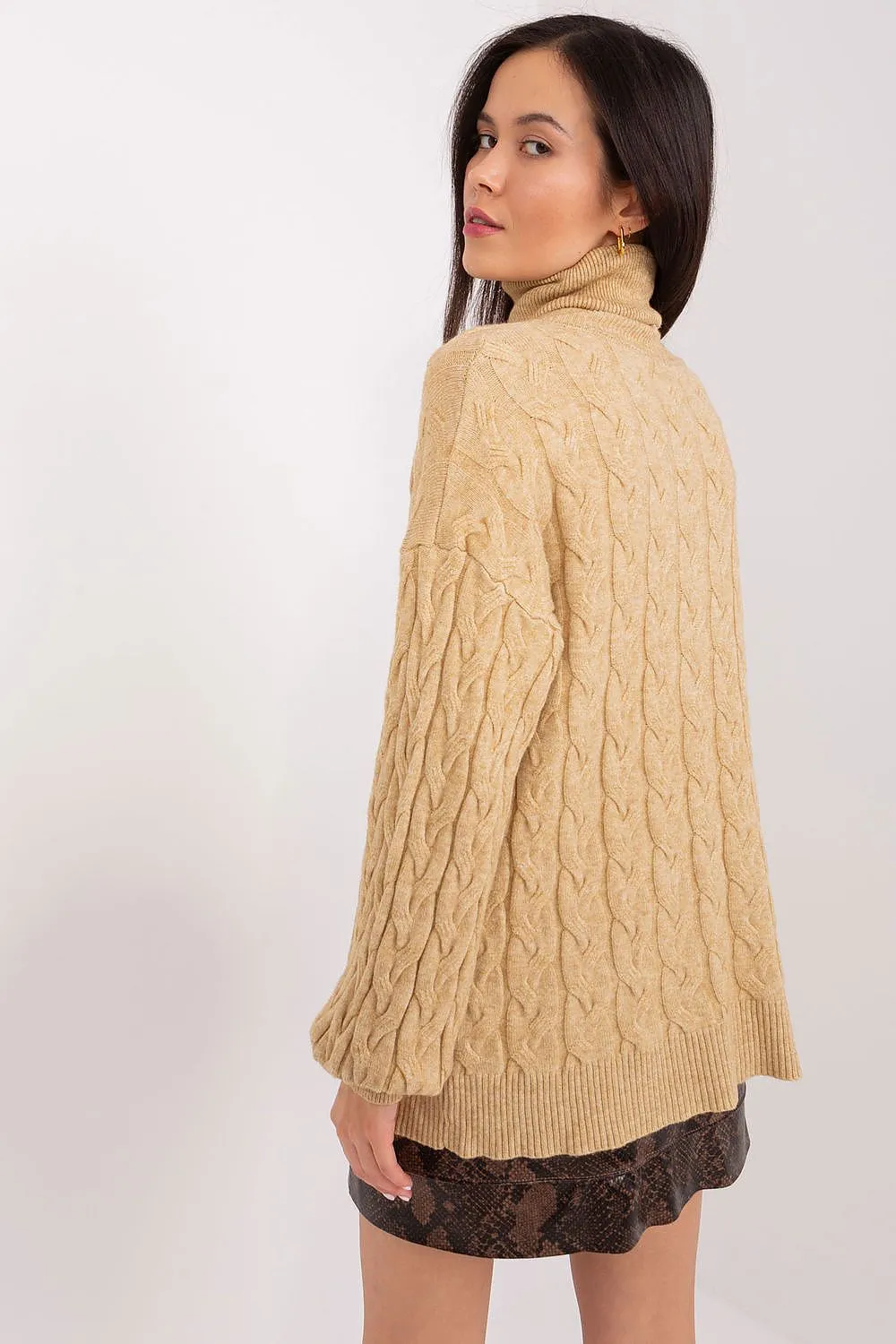 A.T. European Knitted Turtleneck Sweater- model 188312 AT