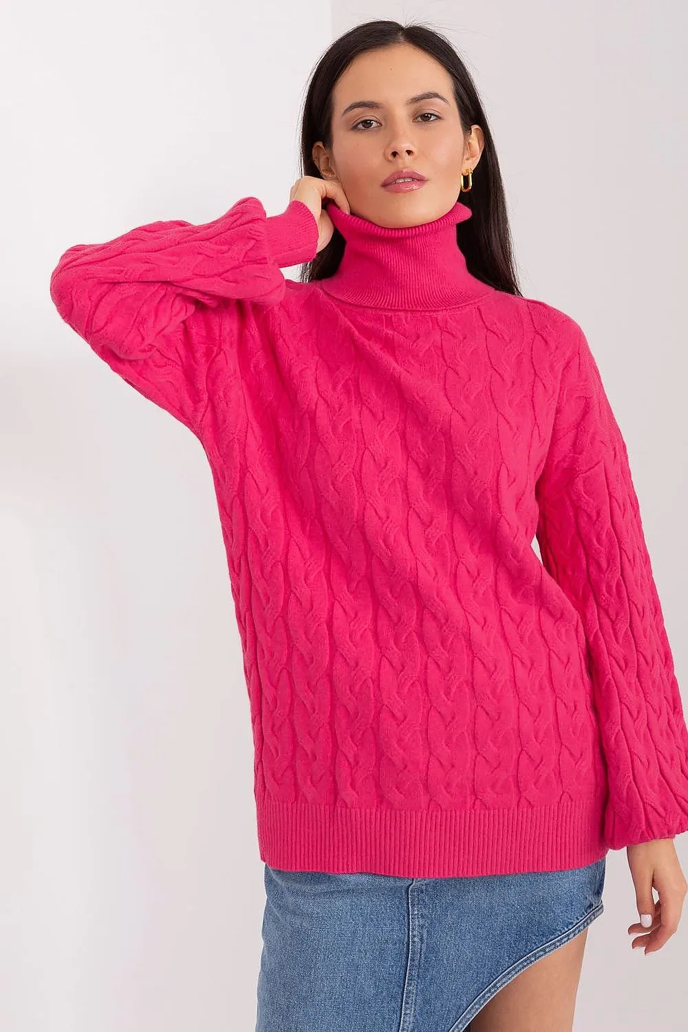 A.T. European Knitted Turtleneck Sweater- model 188312 AT