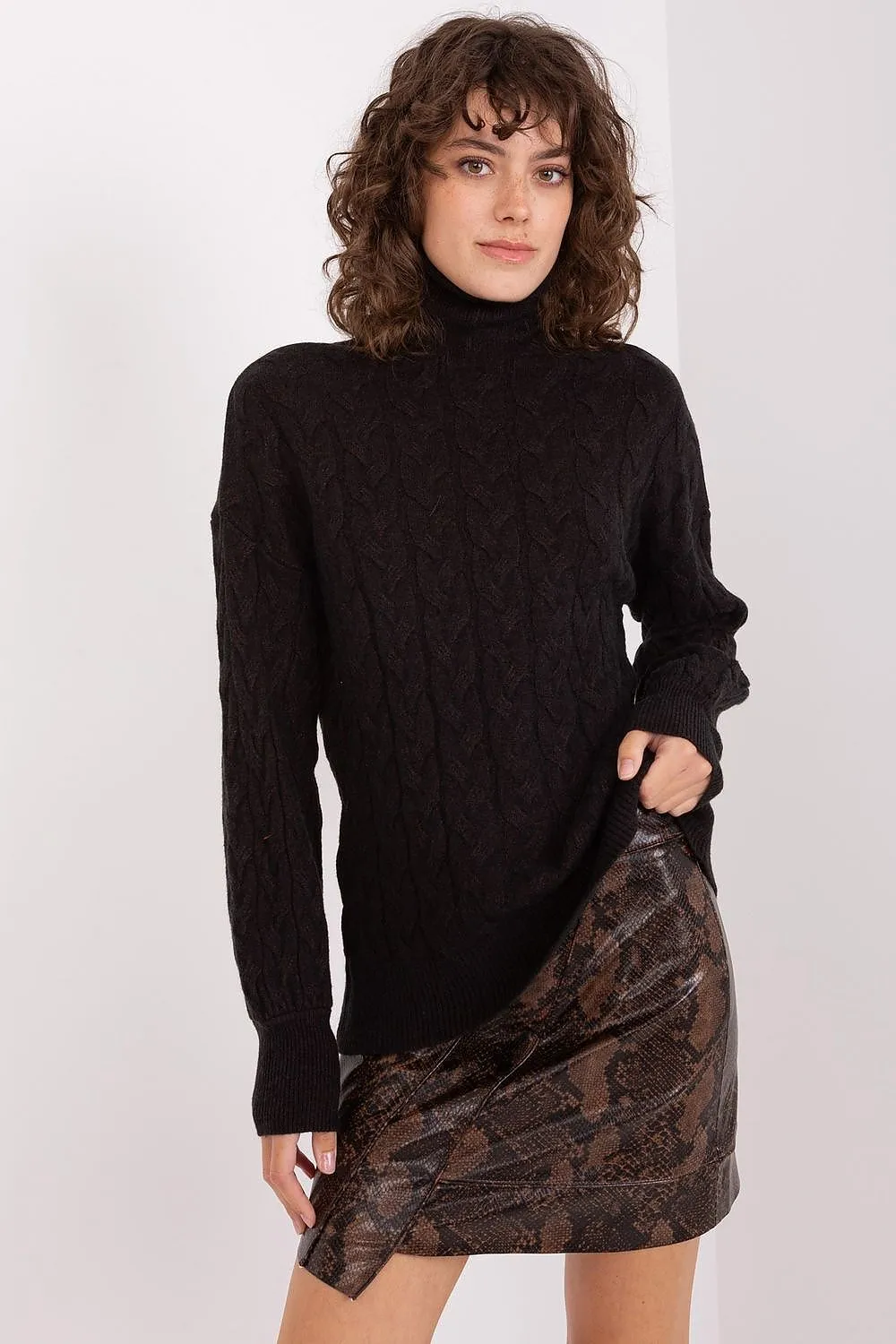 A.T. European Knitted Turtleneck Sweater- model 188312 AT