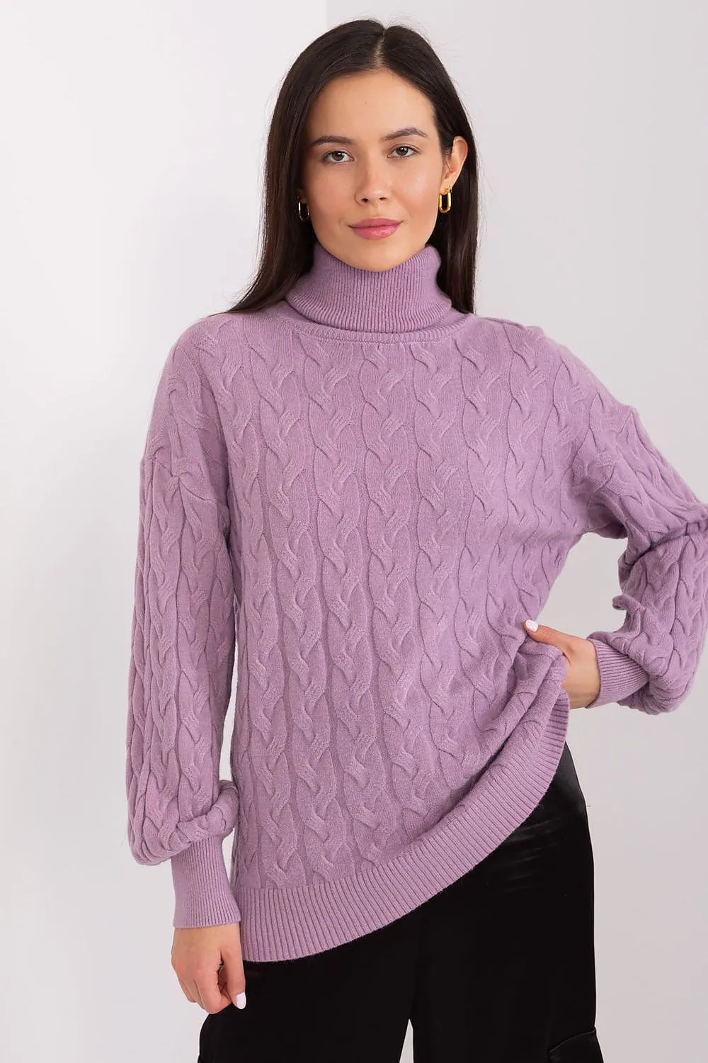 A.T. European Knitted Turtleneck Sweater- model 188312 AT