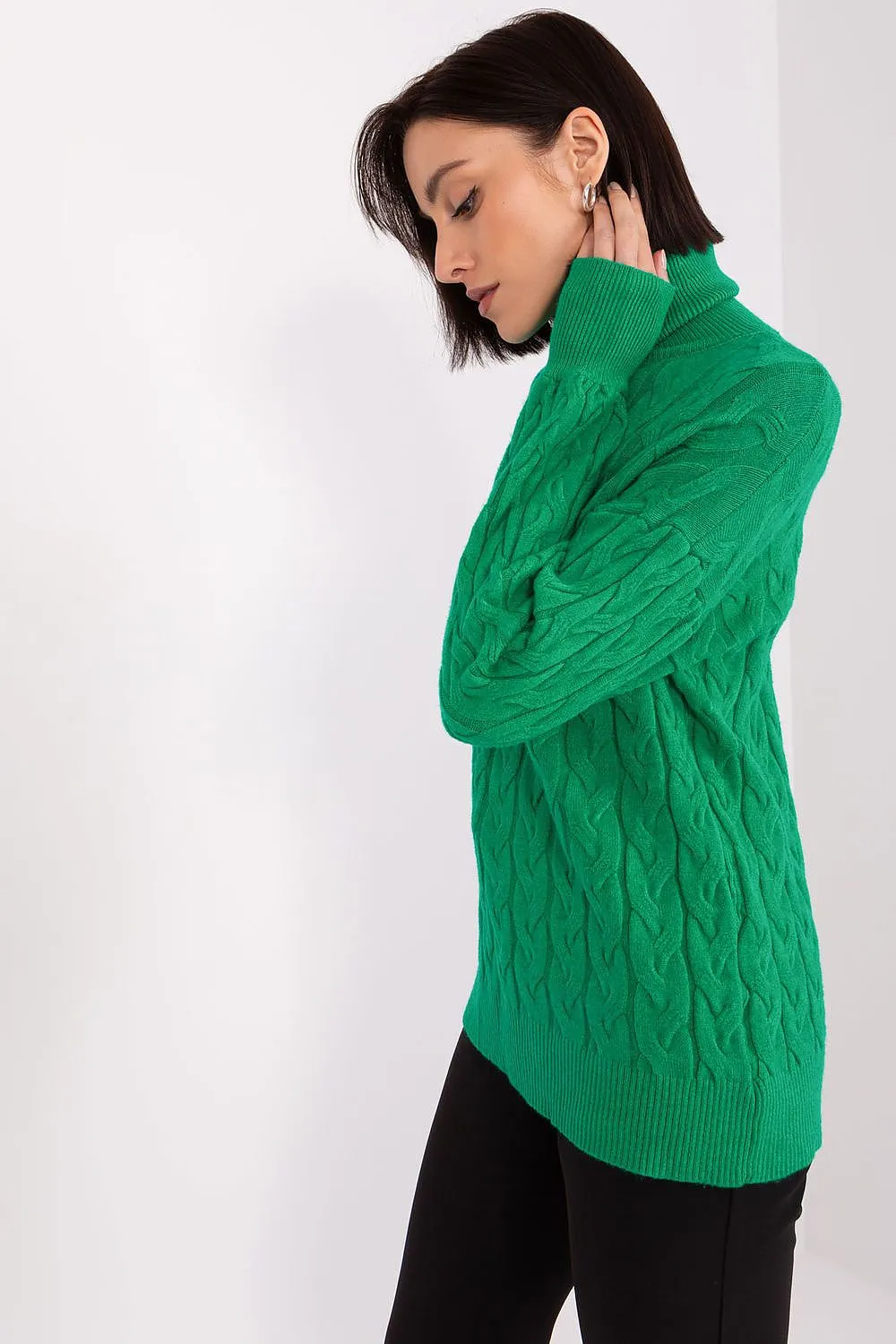 A.T. European Knitted Turtleneck Sweater- model 188312 AT