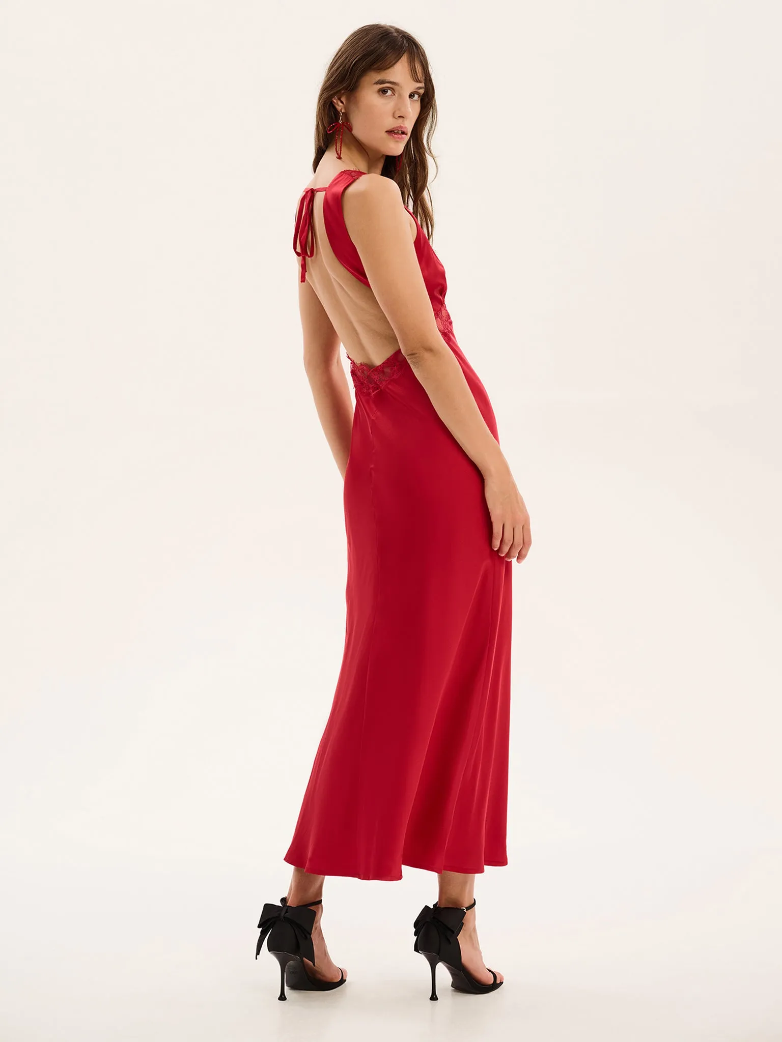 Aurelia Dress in Barbados Cherry