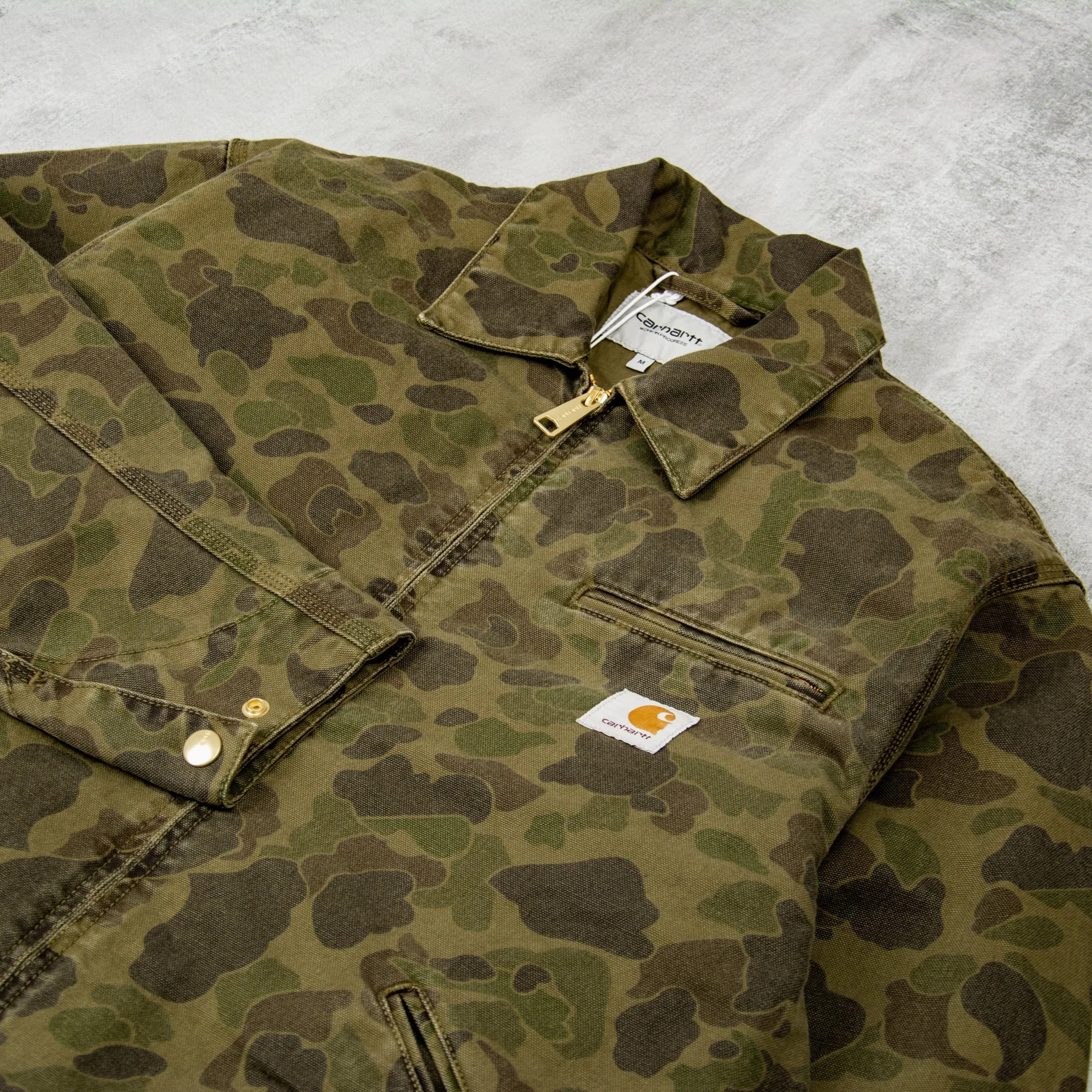 Carhartt WIP Duck Detroit Jacket - Office Green