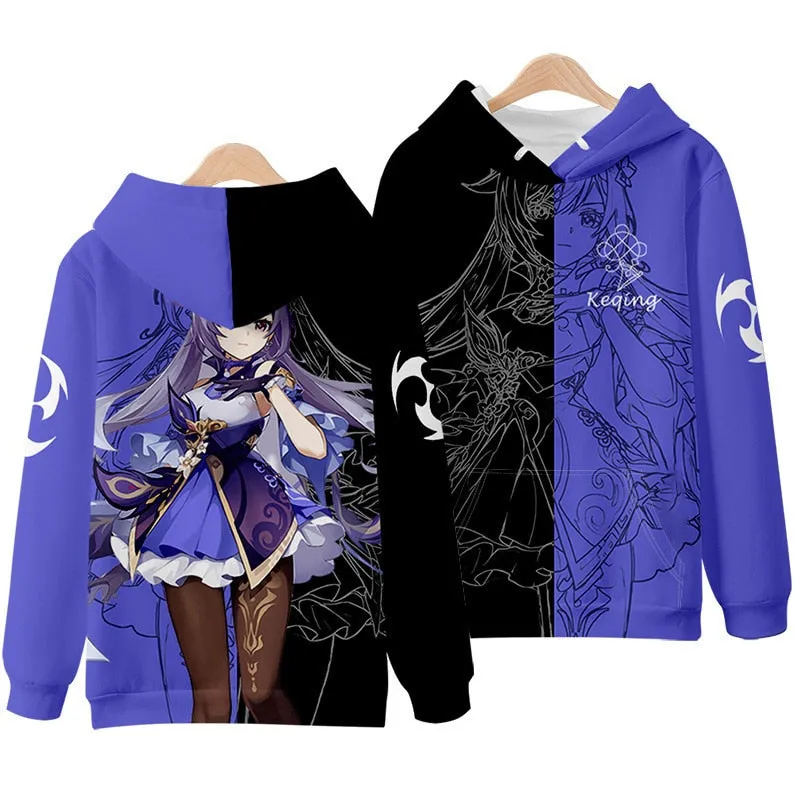 Character Hoodie Genshin Impact (Colours Available)