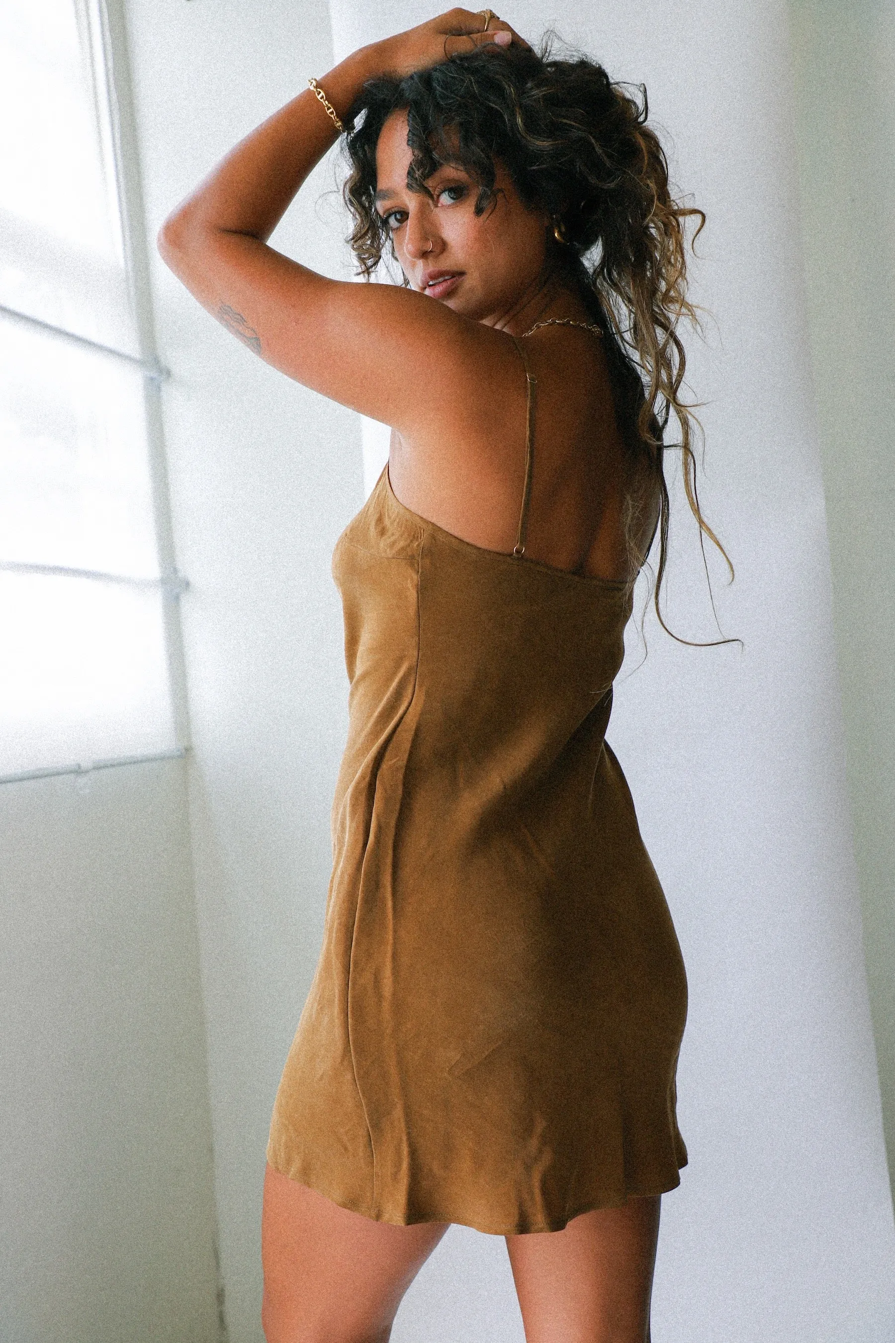 Ella Nude Slip Dress