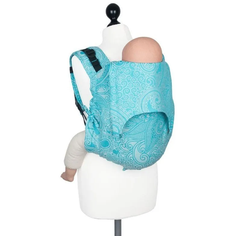 Fidella Onbuhimo back carrier - Masala Scuba Blue