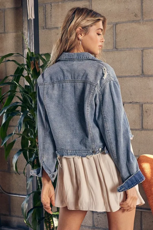 Finley Color Denim Jacket