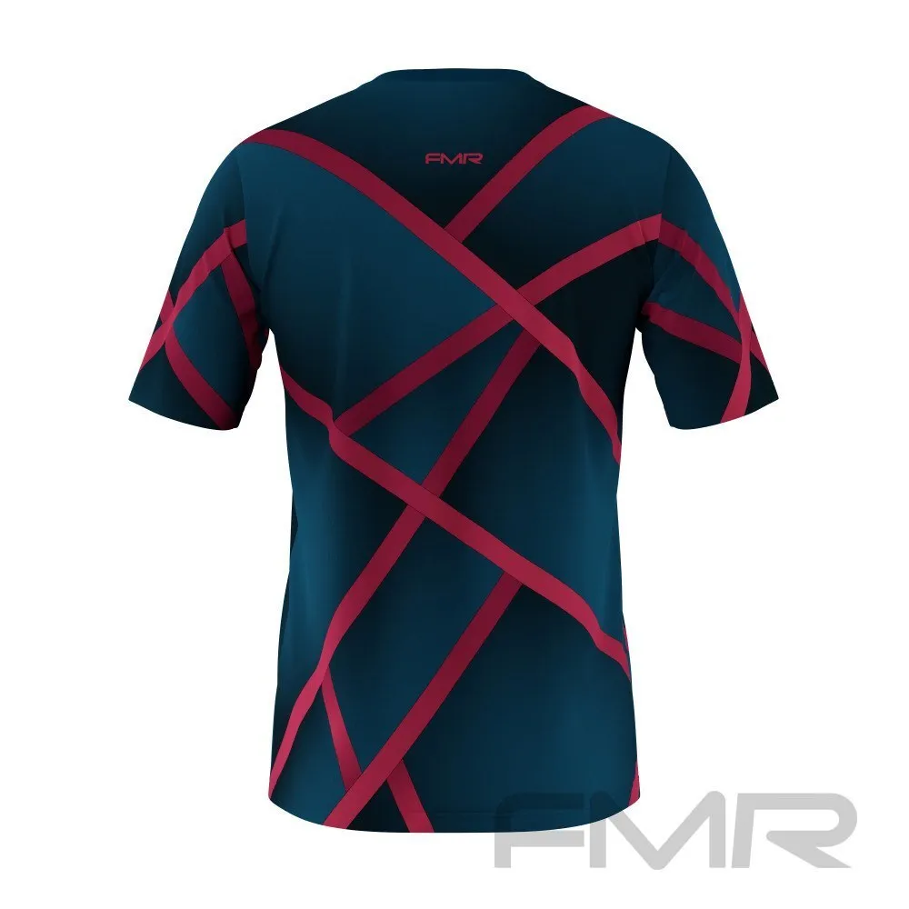 FMR Men's Lines Technical Short Sleeve Running T-Shirt