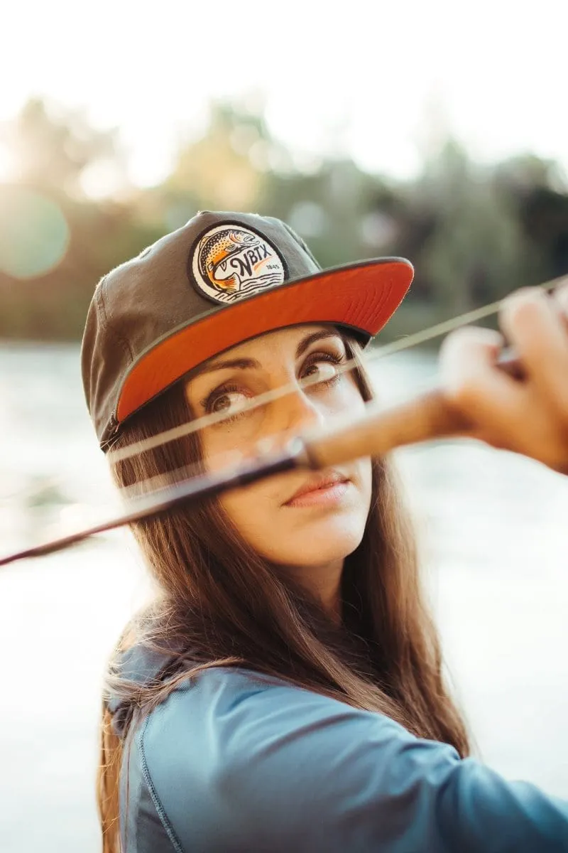 German Trout Rope Snapback Hat