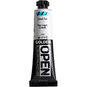 Golden Open Acrylics 2oz Cobalt Teal