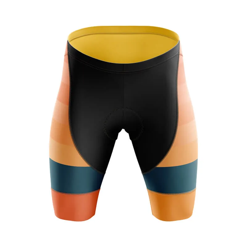 Gradient Frequency Shorts & Pants (Navy-Orange-Yellow)