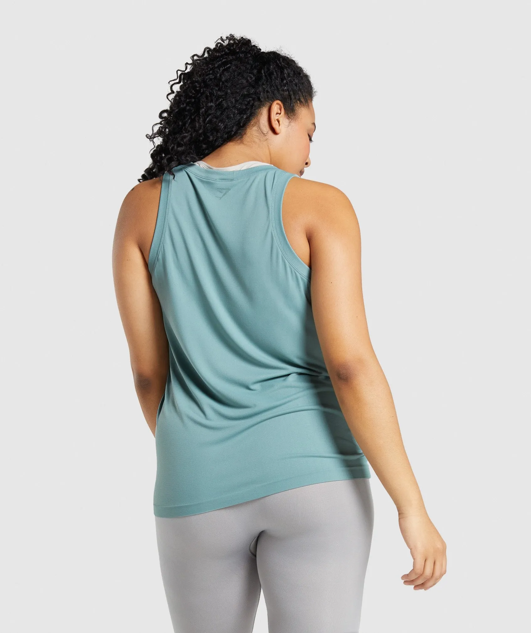 Gymshark Fit Seamless Tank - Light Green