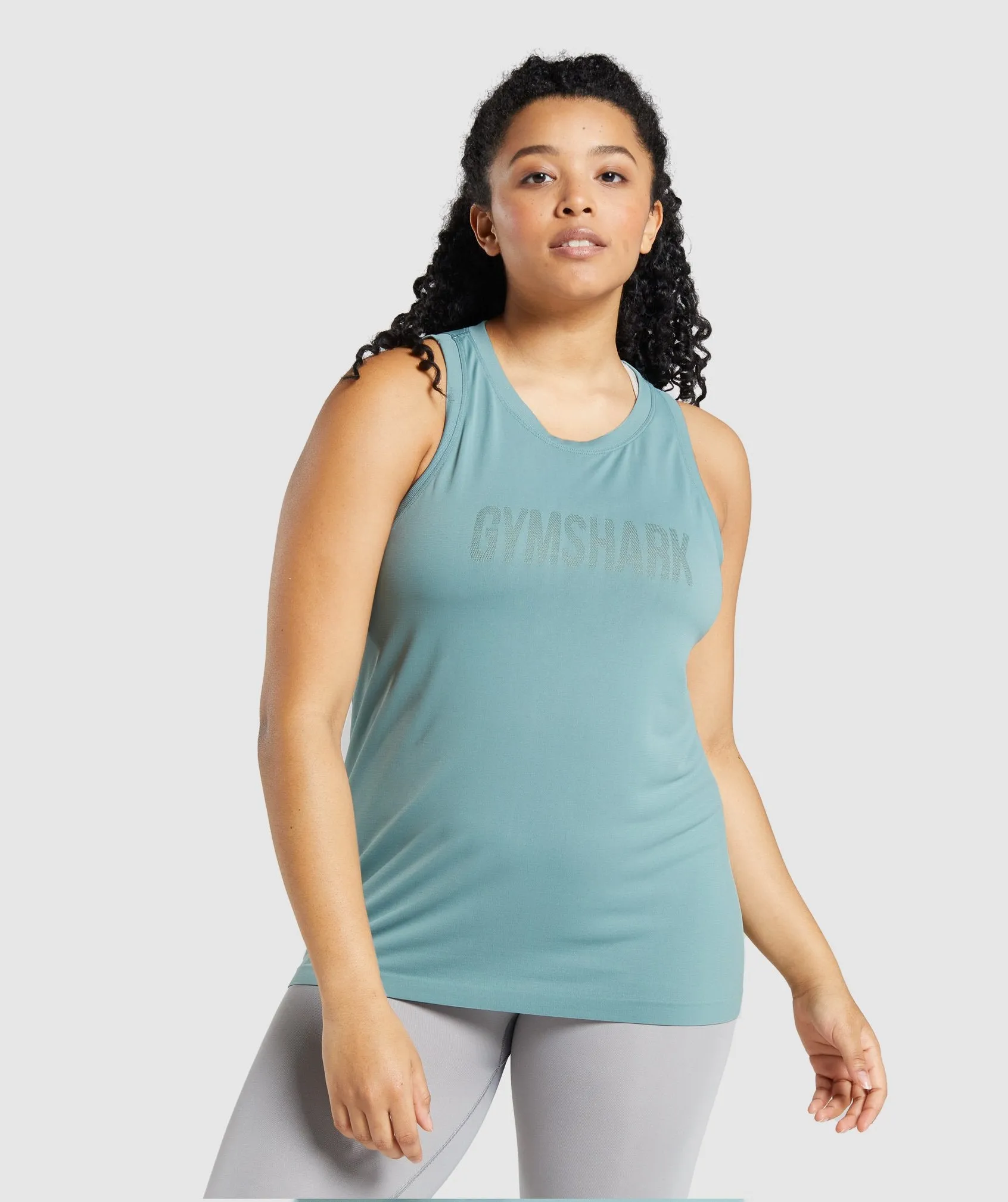 Gymshark Fit Seamless Tank - Light Green