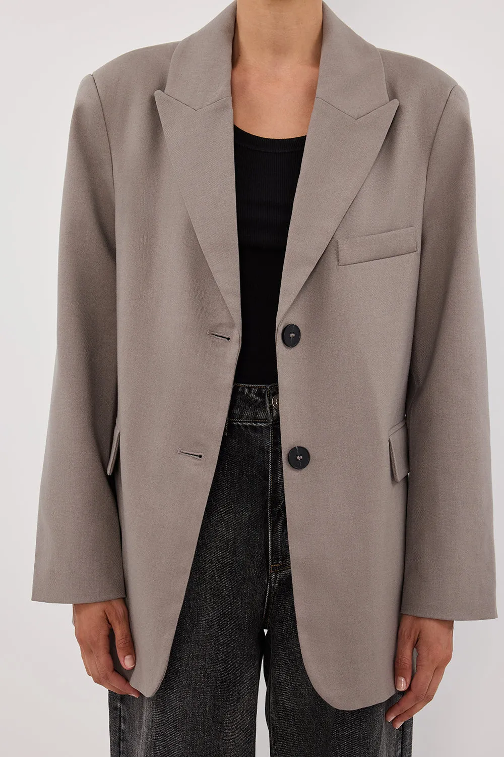 HARLEY SMOKE OVERSIZED BOYFRIEND BLAZER