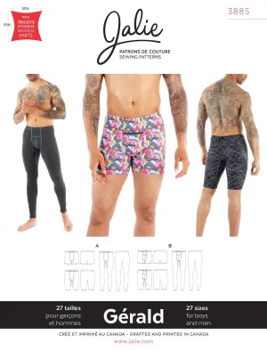 Jalie Gerald Men's Underwear Pattern 3885