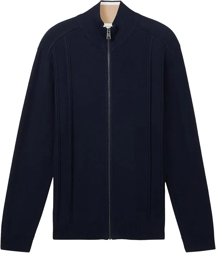 Knit Jacket (Navy)