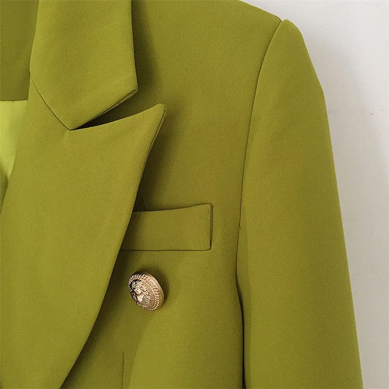 'Leosoxs' Green & Yellow Blazer