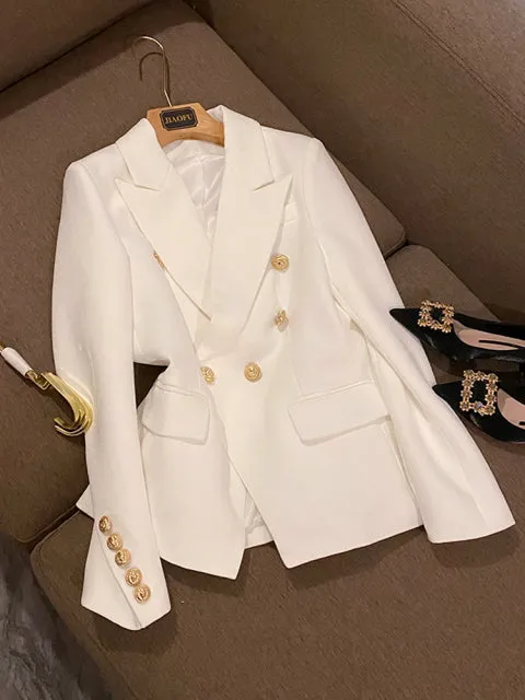 'Leosoxs' White Blazer