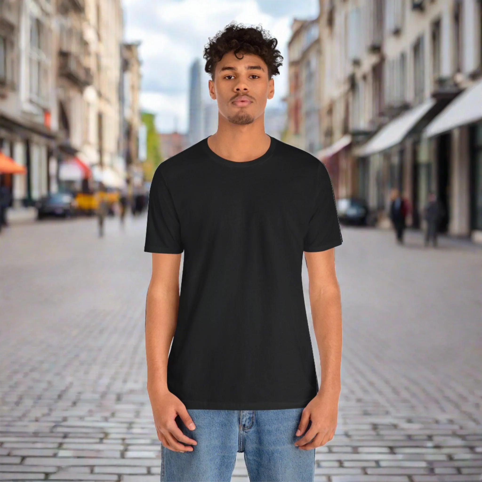 Men's Black T Shirts Premium Casual Short Sleeve Classic Fit Crew Neck Shirts