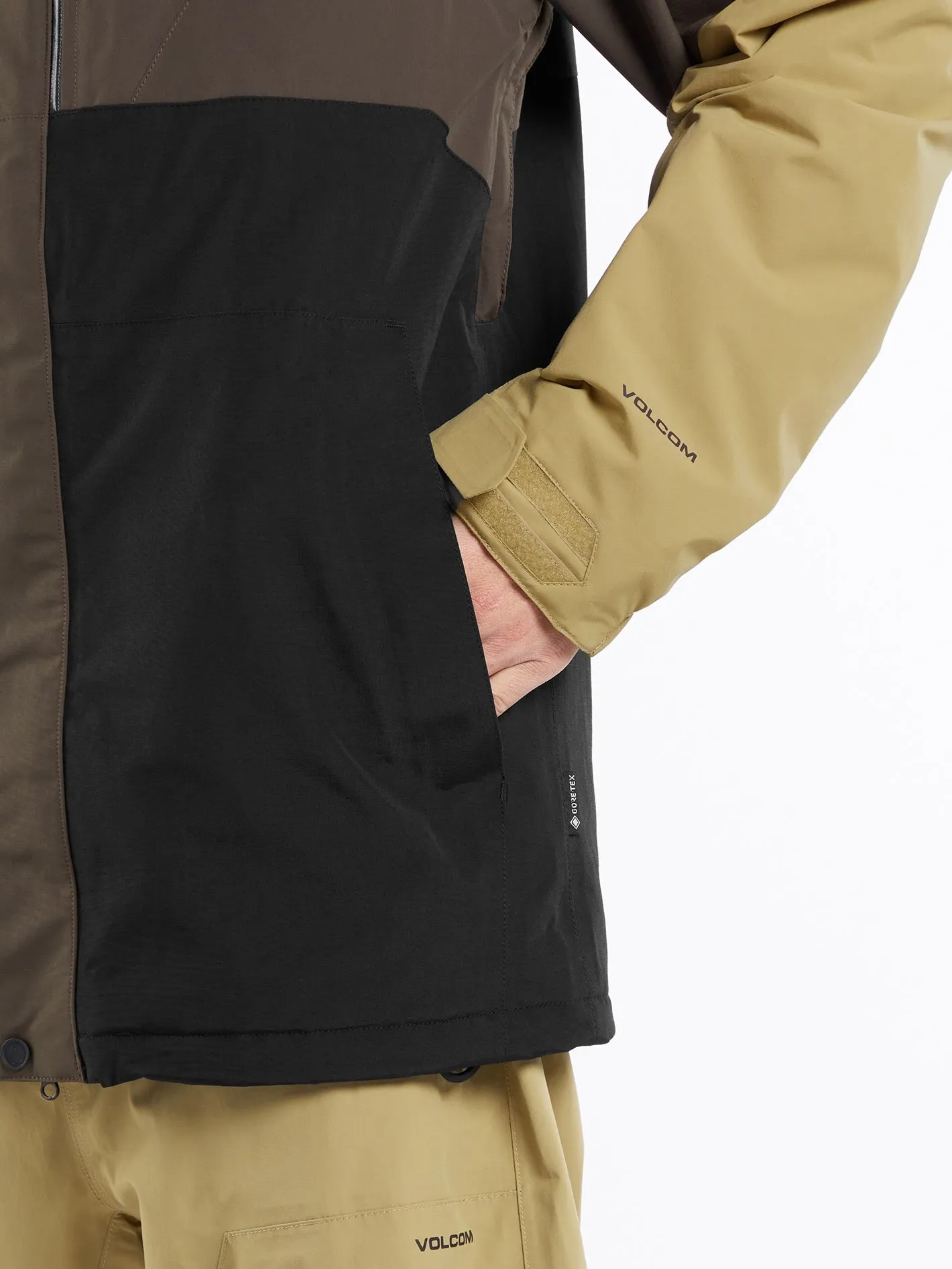 Mens L Gore-Tex Jacket - Brown