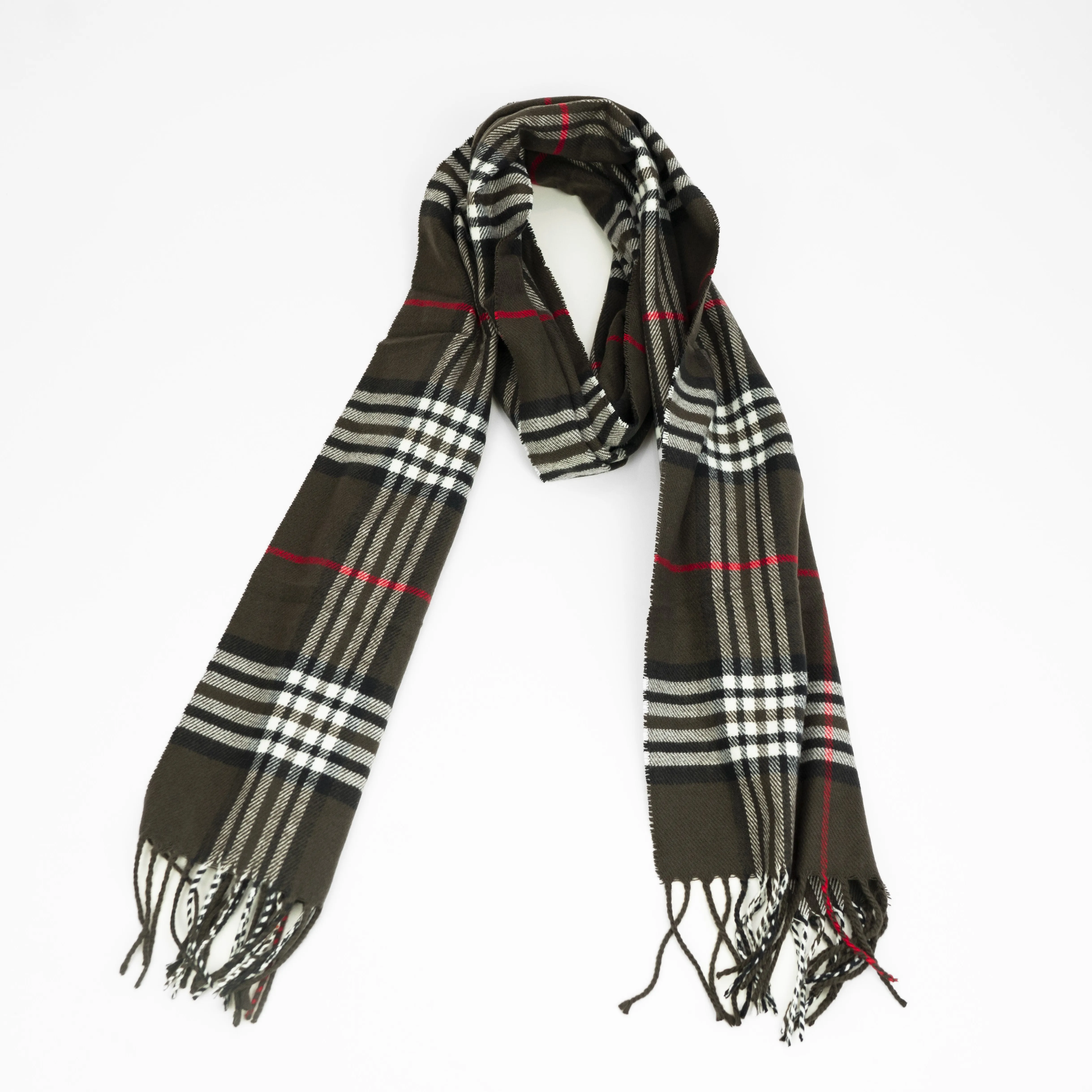 Plaid Scarf, Warm, Soft & Colorful for Men & Women