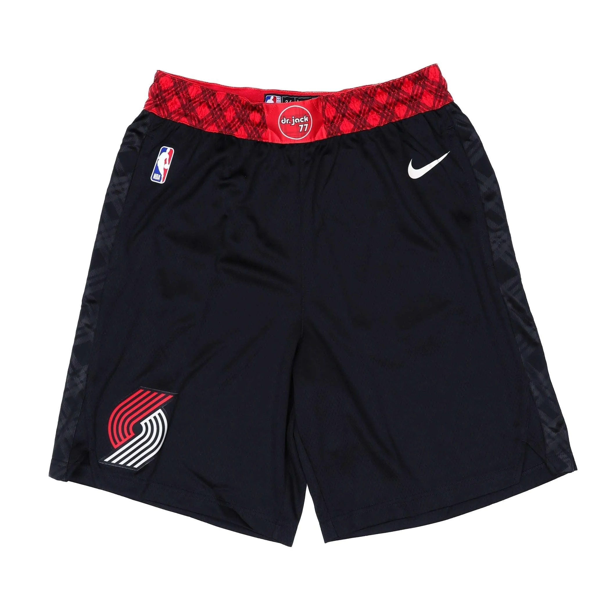 Portland Trail Blazers Nike City Retro Plaid Shorts