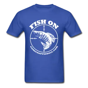 "Royal Blue" Short Sleeve  "FISH ON" T-Shirt