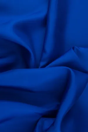 Royal Blue Habotai Silk Fabric