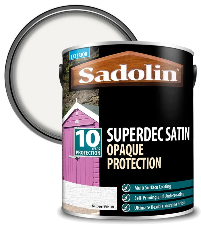 Sadolin Superdec Satin Opaque Wood Protection