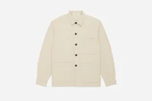 Shop Jacket ~ Alabaster Cotton/Linen