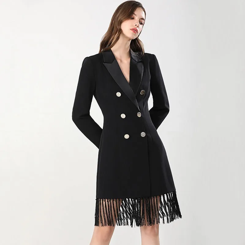 Tassel Blazer Dress