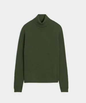 Todd Snyder X Woolrich Technical Merino Turtleneck in Olive