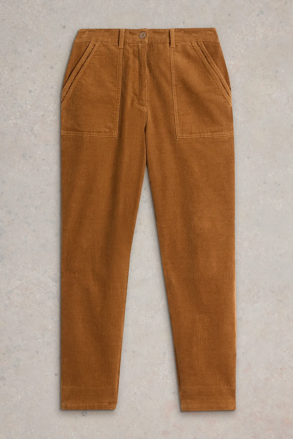 White Stuff Twister Cord Mid Tan Trouser