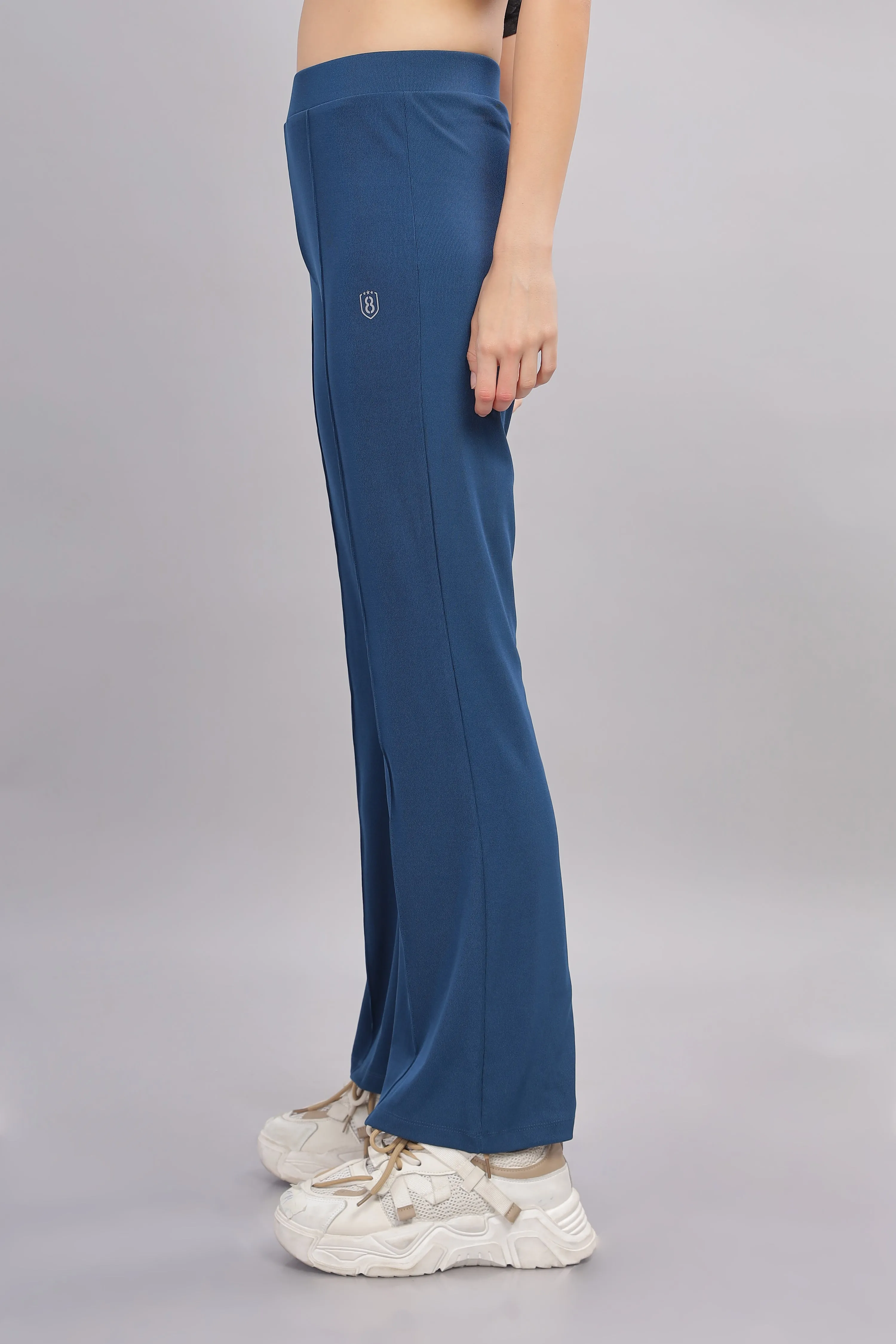 Women’s Super stretch flexible flare Pants- Domon8 (BLUE)