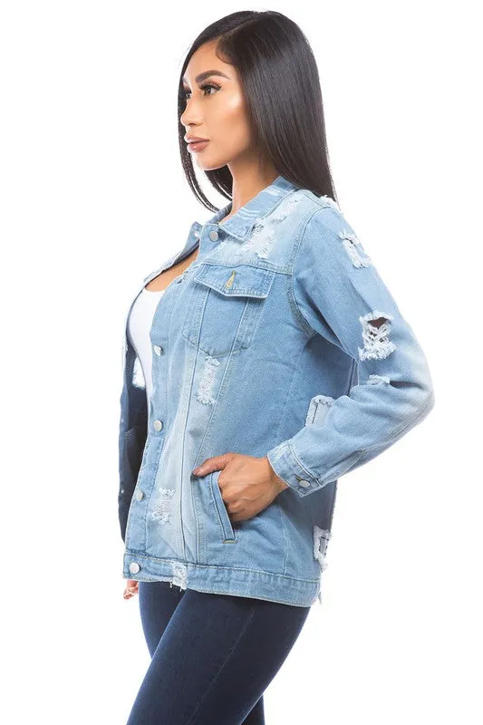 WORLD LETTER DENIM JACKET